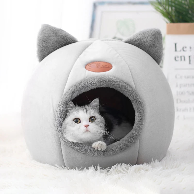 Caminha Iglu Aconchegante para Gatos