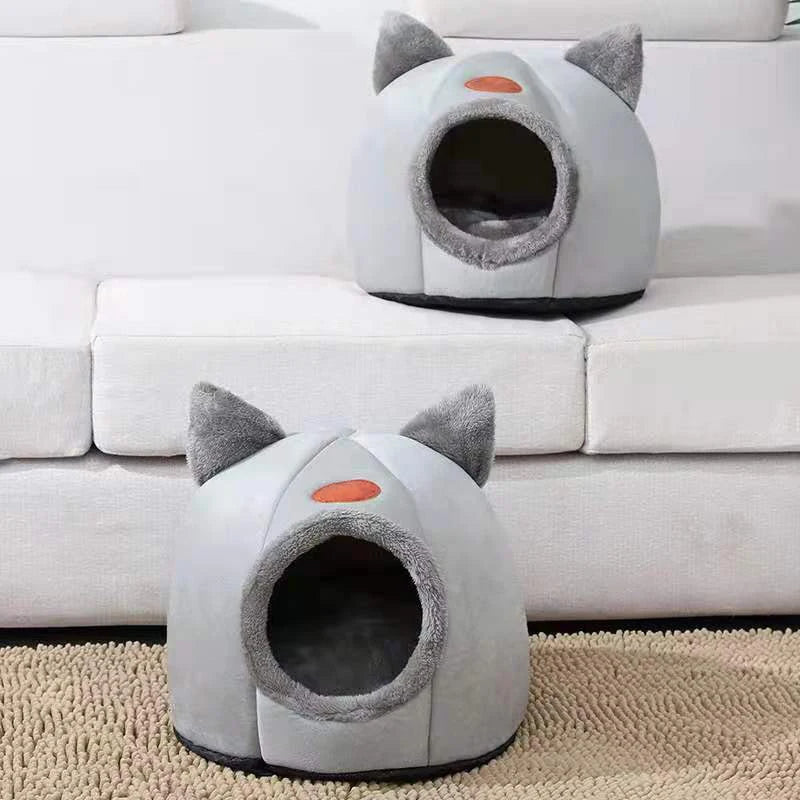 Caminha Iglu Aconchegante para Gatos