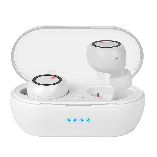 Fone de ouvido TWS 9D - Bluetooth 5.0 Estéreo à Prova D´água Com Microfone